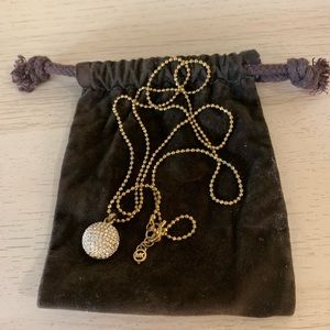 Michael Kors Pendant Necklace Gold Tone